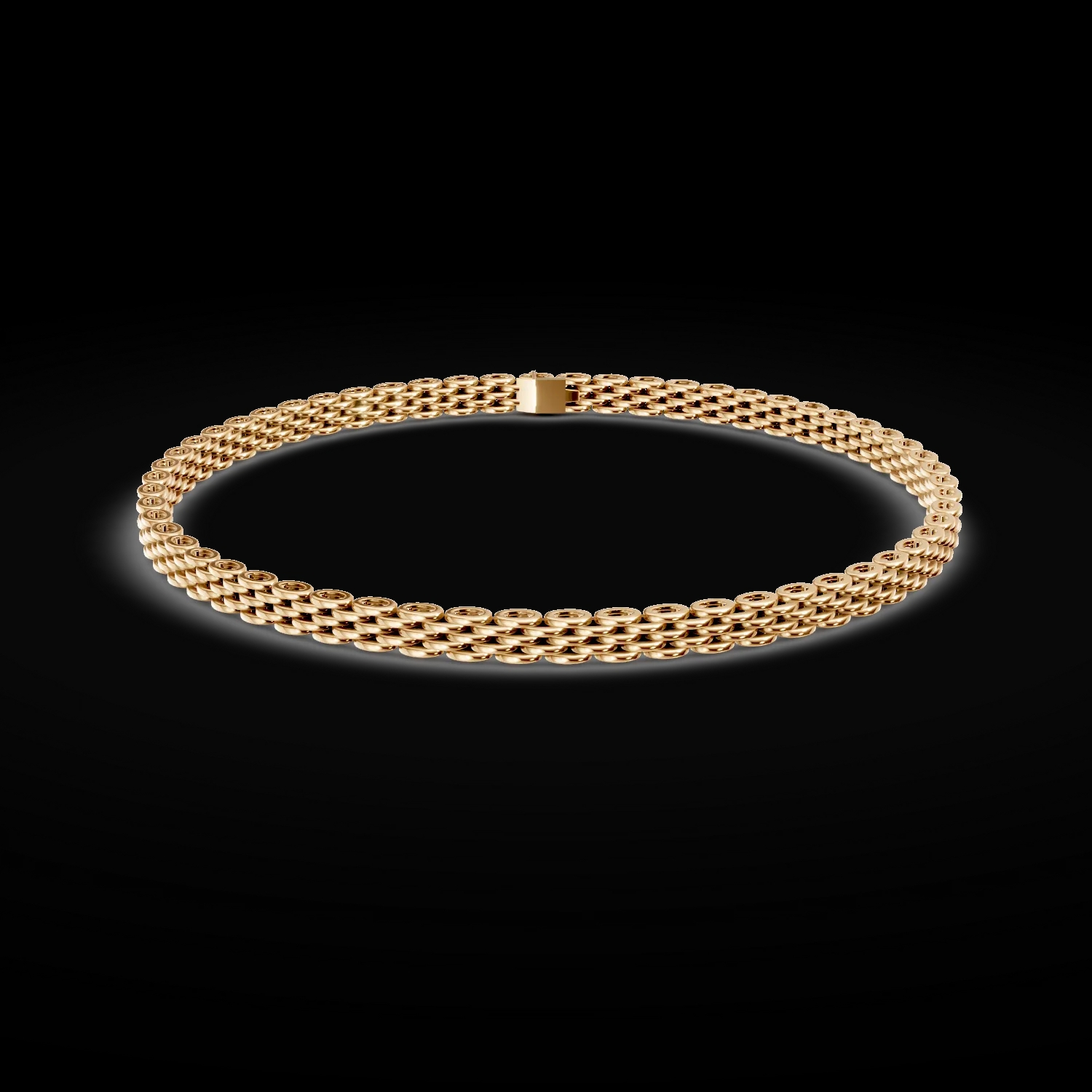 Yellow gold bracelet
